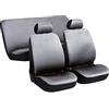 Lupex Shop Utilitaria_Gc Coprisedili Universali Per Auto Medio Piccole, Grigio Chiaro, Set Fodere Sedili Utilitaria Anteriori e Posteriori, in Poliestere, prodotto Made in Italy
