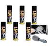 HITOPSELLER MAFRA Extreme Black Nero Gomme Spray Ultra Brillante, con Effetto Bagnato, Previene Le Screpolature, Resistente a Pioggia e Lavaggi Frequenti 500ml + Spazzola per Cerchioni in Omaggio (6)