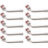 Leopacat 10 Valvole per Pneumatici Camion TR545D, 22.5 e 24.5 Pollici