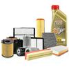 Saber Kit tagliando auto, kit quattro filtri e 4 litri olio motore Edge 5W30 (KF0017/fo)