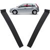 Inly Parts INLY Modanatura del rivestimento della porta Modanatura del montante B posteriore + anteriore sinistro compatibile con Fiesta 2S61A25459AN 2S61A25459 1473676 1473674 2S61A20899AM (2002-2008)