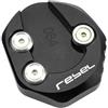 KARDAS Moto Cavalletto Lato Del Piede CMX500 Accessori Moto Cavalletto Cavalletto Laterale Estensione Piastra Di Ingrandimento Pad Per H&ONDA Rebel 500 300 CMX300 CMX500 2017-2021 (Color : 7)