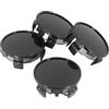 Generic 4 Pezzi Vuoti Senza Logo 62MM Coprimozzo ...(Black)