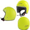 A-Pro Casco Moto Jet Omologato ECE 22-06 fluo custom scooter naked taglia L