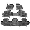 MTM Tappetini Gomma per Seat Alhambra II 7 posti 09.2010-03.2022 Design a Vaschetta, su Misura con Bordi Rialzati cod. 3D 5665