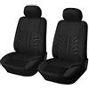 AYBEN Coprisedili Auto Anteriore, per Suzuki Jimny 2019-2023 2024 Set Copri-Sedile per Guidatore e Passeggero, Accessori Auto Interno,A Black