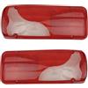 GENERICO COPPIA GEMMA PLASTICA FANALE POSTERIORE DX SX ADATTO A MERCEDES SPRINTER VW Crafter Cassonato DAF MAN TGA TGX TGL TGM Scania