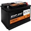 La Casa della Batteria Batteria Auto Expedit Moving Energy Tech Batteria 12v Batteria Auto 80Ah 750A PRO+50% POTENZA L3 80P DX 27.8×17.5×19 cm Senza Manutenzione Pronta all'Uso Made in Italy