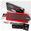 B&S Kit Filtro Aria Sportivo Aspirazione Rigenerabile Lavabile FB484/08 con Profumatore Interni