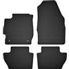 Wielganizator Tappetini in gomma su misura, compatibili con Ford KA+ / Ka Plus (2016-2021) hatchback neri su misura adattamento ottimale