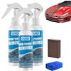 Gienslru Ouhoe Iron Powder Remover, Iron Powder Remover, Ouhoe Rust Removal Spray, Car Rust Removal Spray, for Rust from Tools, Metalls, Car Parts, Etc (3pcs-30ml)