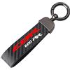 NEOOX Moto In Fibra Di Carbonio Corda Di Cuoio Portachiavi Portachiavi Per Honda CBR 600 RR CBR 600RR CBR600rr 2003-2007 2006 Moto Portachiavi (Colore : Nero, Size : Normal)