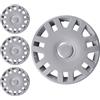 W-Parts SERIE 4 BORCHIE - 4 COPRICERCHI COPPE RUOTA 14 PER CITROEN C3