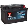 YUASA Batteria 65, Ah 650, A/EN YBX7100 L 278mm B 175mm H 175mm Compatibilità con FORD Fiesta Mk6 Hatchback JA8, JR8 FOCUS III C-Max II DXA/CB7, DXA/CEU Kuga Mk2 DM2 Fiesta Mk7 Hatchback B-MAX JK