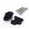 XUNANNAN Rialzo Moto Per Ducati Per Multistrada V4 S V4S V4 Per Pikes Per Peak Per Rally Accessori Moto CNC In Alluminio Manubrio Riser Innalzamento Morsetto Montaggio Montaggio Montante Manubrio(Nero)