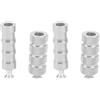 EIMSOAH Peg Cambio Moto, Peg Cambio Zigrinato Moto Antiscivolo Leva Cambio Leva Freno Pedane Pedale, Foro 6 Mm Pedane Freno Moto Poggiapiedi Pedale Universale per Pedane (Argento)