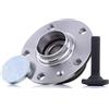 RIDEX 654W0020 Kit cuscinetto ruota con anello sensore magnetico integrato con cuscinetto ruota con bullone/vite con tappo grasso Compatibilità con VW Golf VII Hatchback 5G1, BQ1, BE1, BE2