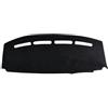 YANGTINGTING Auto Cruscotto Antiscivolo Per Fiat 500 500c 500e 2007-2024 Copertura Cruscotto Protezione Cruscotto Parasole Anti-UV Tappetino Accessori Auto Cruscotto Bordo Copertura(Right Hand Black)