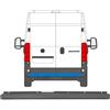EasyParts Paraurti posteriore per Fiat Ducato 2006-2018