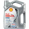 SHELL Olio motore Helix 5W-40 Olio sintetico olio 4 L Compatibilità con VW Polo Hatchback 6R1, 6C1 Golf IV Hatchback 1J1 Golf VII Hatchback 5G1, BQ1, BE1, BE2 GOLF VI 5K1 Golf V Hatchback 1K1 POLO 9N
