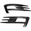 Cvgffs Anteriore Auto Grill Per VW Per Golf7 MK7 Per Golf 7 2012-2017 Pre-facelift Paraurti Anteriore Spoiler Paraurti Fendinebbia Griglia Copertura Trim Kit Carrozzeria Tuning Griglia Anteriore(Carbon Look)