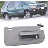 YQINGQ Visiera Parasole Interna per Kia Sportage 2005-2010, Visiera Parasole per Auto con Specchio Sinistro Destra Lato Conducente Lato Passeggero Sinistro Destra Ricambio,Right-Grau