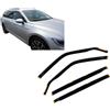 J&J AUTOMOTIVE HEKO Deflettori per VW Passat B8 Wagon 2014-2023, 4 pezzi | 4 deflettori HEKO per Volkswagen Passat B8 Wagon, PMMA 3 mm, fumé, canale del finestrino.