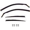 J&J AUTOMOTIVE Deflettori d'Aria per Audi A4 B6 / B7 Wagon 2000-2008, Set da 4 Pezzi, Nero Fumé Oscurato Heko