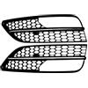 SXJUZOZP Griglia fendinebbia paraurti anteriore a nido d'ape compatibile con Audi A3 Standard 2012, 2013, 2014, 2015, 2016, accessori per auto.(Chrome Sliver)