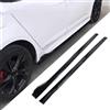 ZZRSXZSR Minigonne Laterali Per Auto Estensione Pannelli Sottoporta Alettoni Laterali Per Auto Rocker Splitter Lip Spoiler Per VW Golf 6 Sport 2008-2012, Nero, Glossy Black