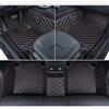 CIHAQQ Tappeti Auto per Mazda CX-30 2019-2025, Antiscivolo Impermeabile in Pelle PU Tappetini Auto Personalizzati Tappetino Auto Interni Accessori,Red-Left steering wheel