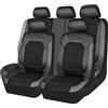 BSDPNARHZ Coprisedili per Auto per Peugeot per 2008 Allure Coprisedili per Auto in Pelle Impermeabile Comodo Coprisedile Traspirante Facile da Pulire Set da 9 Pezzi(Grey,for2008Allure)