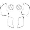 SAASD Accessorio Per Auto Kit Di 6 Adesivi Cromati Per Bocchette Ventilazione In ABS Per Kia Per Sportage SL 3 R 2011-2015 Decorazione Interno