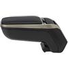 rati ARMSTER 2 Bracciolo specifico nero/grigio per Dacia Duster (2018-), con vano portaoggetti e pieghevole