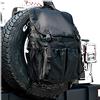 Grantien Borsa Per La Spazzatura Per La Ruota Di Scorta Del Fuoristrada, Organizer Per Sospensione Ruota Di Scorta Con 2 Tasche Esterne, 600D Oxford Nero 58 * 40cm