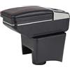 SZSS-CAR auto Center console bracciolo Contenitore braccioli Compatibile con VW Polo 6R Vento 2010 2011 2012 2013 2014 2015 2016 2017