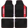 Sparco Tappeto F510 Nero/Rosso