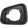 Besttoolifes Alloggiamento del pannello dello specchietto laterale sinistro e destro, per Opel Mokka X 2013-2018, ricambio in plastica nera, montaggio diretto (sinistra)