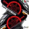 BRIXIA COPPIA ADESIVI DIAPASON CARENA ROSSO FITS COMPATIBILE CON YAMAHA T-MAX 500 01-07