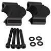 KIMISS Rialzo manubrio mm (7/8 ``) Rialzo manubrio universale Ascenditore manubrio moto (nero)+KIMISS riser 7/8+ponte manubrio 22mm+sollevatore manubrio mm sollevatore manubrio