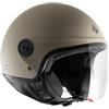 Tucano Urbano El'Jettin 6.0 Demi Jet Unisex Casco Moto in Policarbonato - Small Fit Scooter, Calotta XS-M ed L-XXL, Estate Inverno, Omologato ECE 22.06 - Sabbia Opaco Tg. 2XL