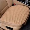 NGHSDO Coprisedili Auto Tessuto di lino seggiolino auto copertura quattro stagioni anteriore cuscino di lino cuscino traspirante mat pad tappetini protezione sedile accessori Copri Sedili