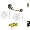 farbrothersonline COMPATIBILE CON YAMAHA XT K (3TB) 600 1992-92 KIT CATENA CORONA PIGNONE PER MOTO TRASMISSIONE DID 520VX3 LUN 102 MAGLIE,CORONA ACCIAIO P520-Z39,PIGNONE P520-Z15 SPECIFICO
