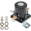 VekAuto Kit Relè Solenoide Avviamento Trattore 12V 3 Terminali per Trattore Agricolo per Ford 2N 8N 9N, Plastica Metallo Nero