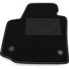 Somer Car Tappetino Auto SOLO LATO GUIDA 1pz compatibile con Seat Altea 2004-2015 distanza clips 32cm | 1 tappeto su misura in moquette