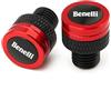 HUISI Tappo for foro specchietto retrovisore CNC, bulloni, copertura adatti for BENELLI 502C 752S TRK 702 502X 251 Leoncino 500 250 TNT 125 300 600(Red)