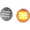 URAGER Direzione Indicatori 2PCS LED Dinamico Ambra Indicatori Direzione Luci Posizione Laterali Per Fiat Punto 188 1999-2012 Doblo 2001-2005(Dynamic Crystal)