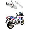DOMINATOR Terminale di Scarico Marmitta Silenziatore ST compatibile con XRV 750 AFRICA TWIN 1990-1992 RD04