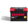 Magneti Marelli Parts & Services - Batteria Auto Weber L03, Batteria Auto 74Ah 067074650001 al Piombo Acido ad Elevate Prestazioni, Senza Manutenzione - 12V 74Ah 680A B13 con Maniglie, Ricambi Auto