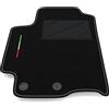 Somer Car Tappetino Auto SOLO LATO GUIDA 1pz compatibile con Kia Rio 2017-2025 | 1 tappeto su misura in moquette, bandiera Italia